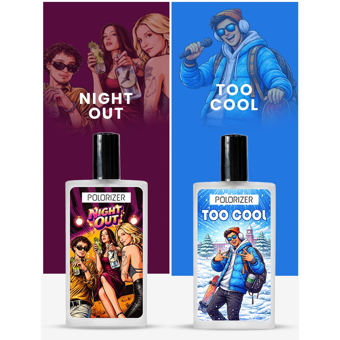 Polorizer Comic Perfume Collection Pack of 2.