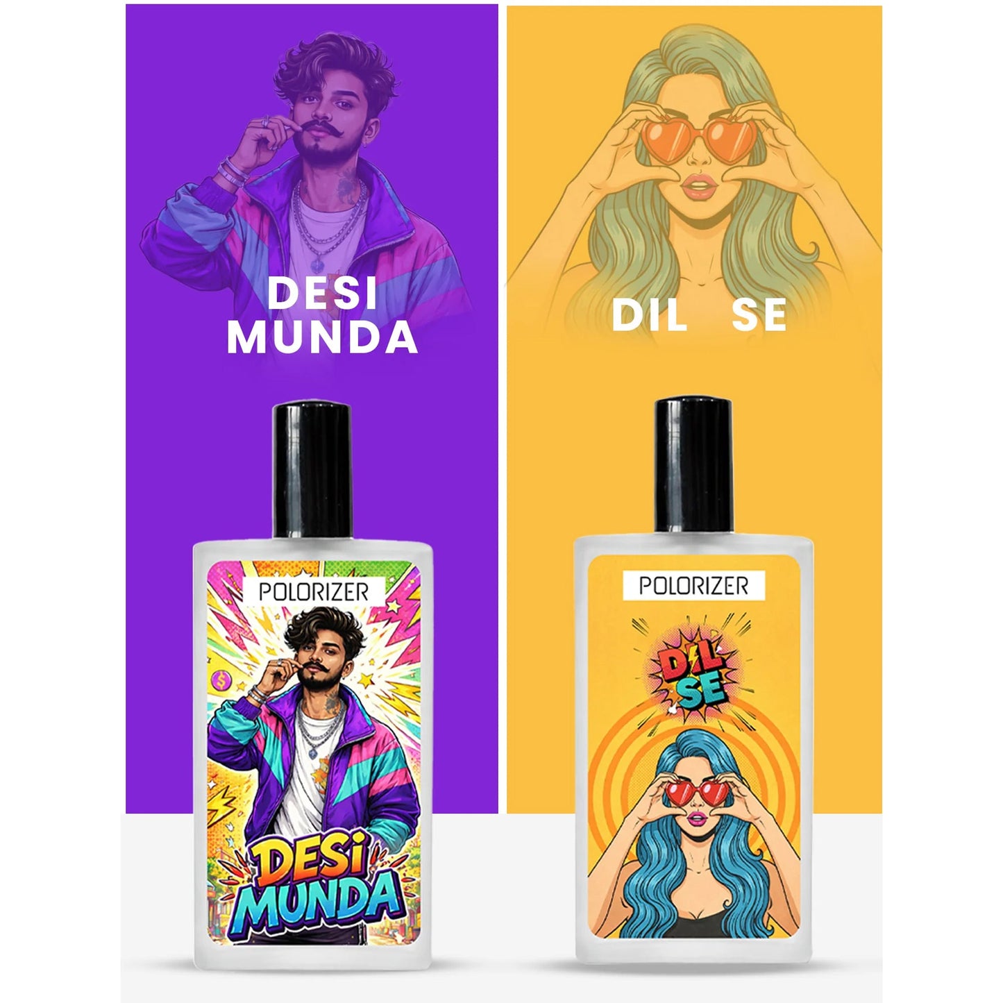 Polorizer Comic Perfume Collection Pack of 2.