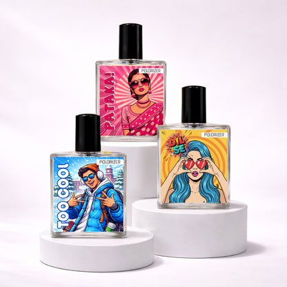 Polorizer Comic Perfume Collection Pack of 3.
