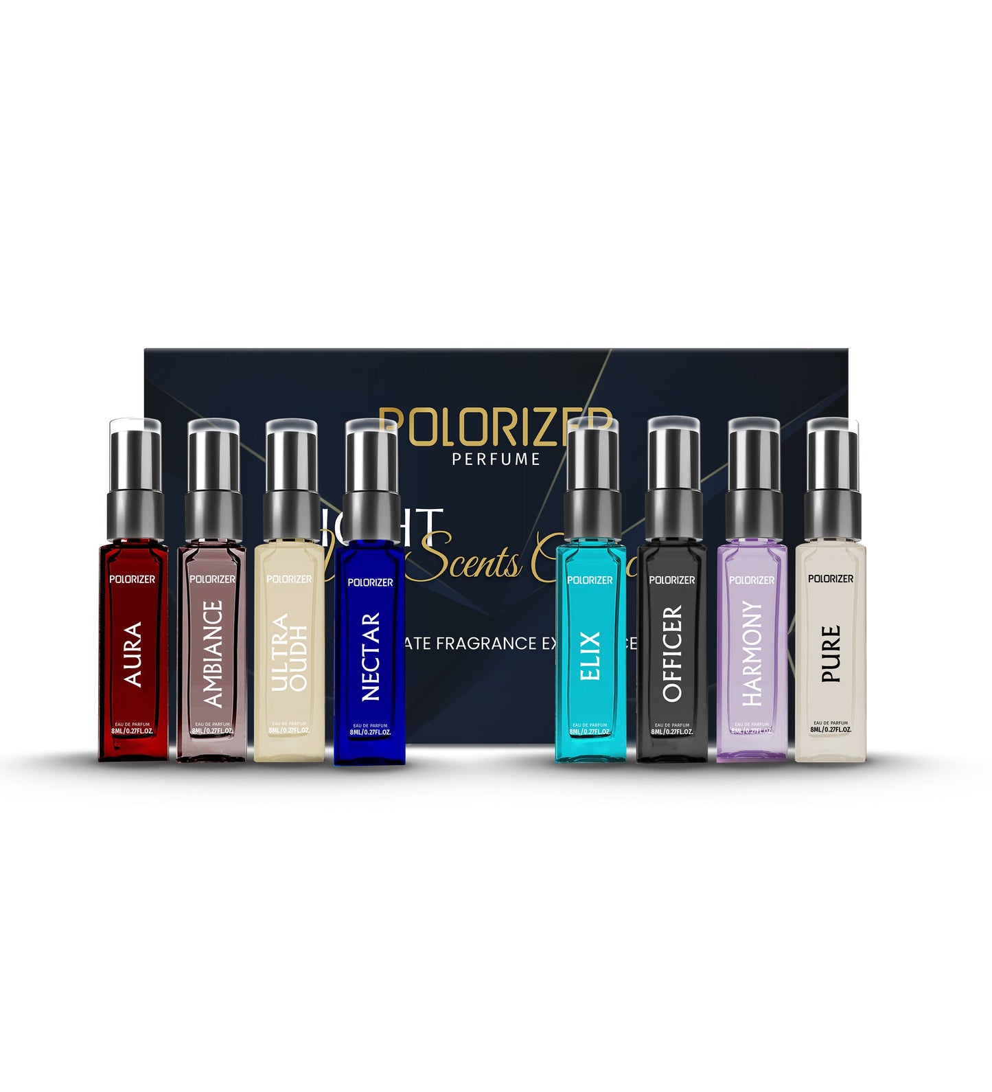 8 Vibe Scents Collection For Unisex - 8 x 8ml