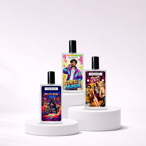 Polorizer Comic Perfume Collection Pack of 3 100 ML
