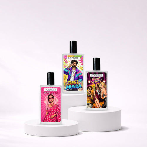 Polorizer Comic Perfume Collection Pack of 3 100 ML