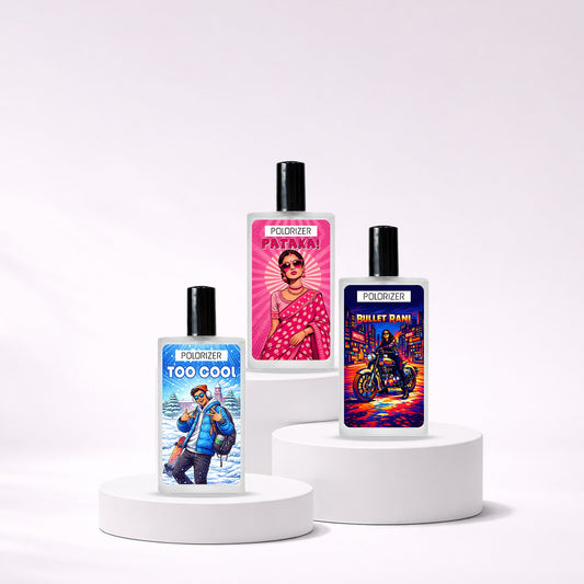 Polorizer Comic Perfume Collection Pack of 3 100 ML