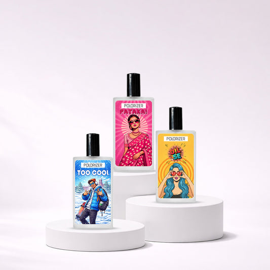 Polorizer Comic Perfume Collection Pack of 3 100 ML